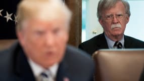 Donald Trump et son ancien conseiller John Bolton, ici en mai 2018