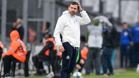 André Villas-Boas lors du match Dijon-OM, le 24 septembre 2019