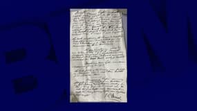 La lettre retrouvée dans la bouteille du phare de Cape Bruny 