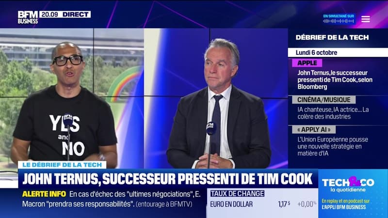 John Ternus, successeur pressenti de Tim Cook - 06/10