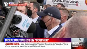 Joe Biden qualifie Vladimir Poutine de "boucher"