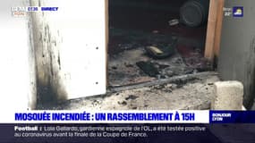 Mosquée incendiée à Lyon: un rassemblement prévu à ce vendredi 15h