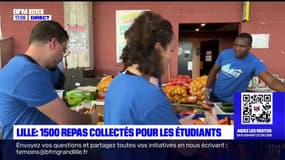 Métropole de Lille: les invendus alimentaires distribuées aux étudiants après la braderie