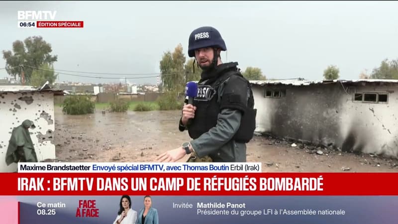 Guerre au Moyen-Orient: BFMTV dans un camp de réfugiés de Kurdes iraniens en Irak