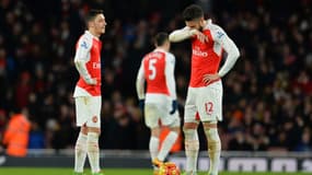Olivier Giroud et Mesut Özil