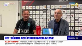 RCT: Franck Azéma va quitter le club à la fin de la saison