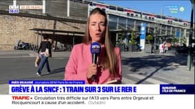 Grève à la SNCF: un train sur trois sur le RER E