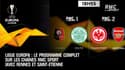 Ligue europa : Le programme complet sur les chaînes RMC Sport (avec Rennes et Saint-Etienne)