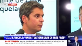Alerte orange orages en Île-de-France: "À ce stade, il n'y a pas eu de décision d'adaptation de report" d'épreuves olympiques, déclare Gabriel Attal