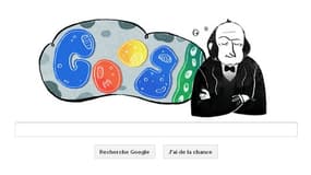 Le doodle de Google rend hommage à Claude Bernard, à l'occasion du bicentenaire de sa naissance.