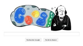 Le doodle de Google rend hommage à Claude Bernard, à l'occasion du bicentenaire de sa naissance.