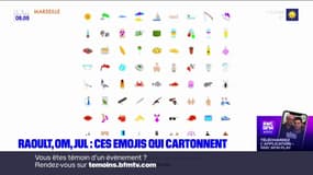 Didier Raoult, Jul, l'OM… Des emojis représentent les symboles de Marseille