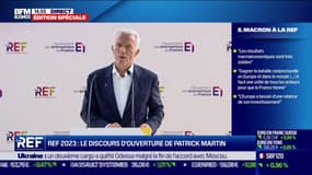 REF 2023 : déclarations de Patrick Martin