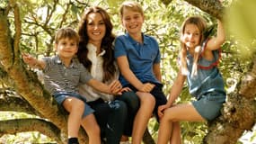 Kate Middleton avec ses trois enfants