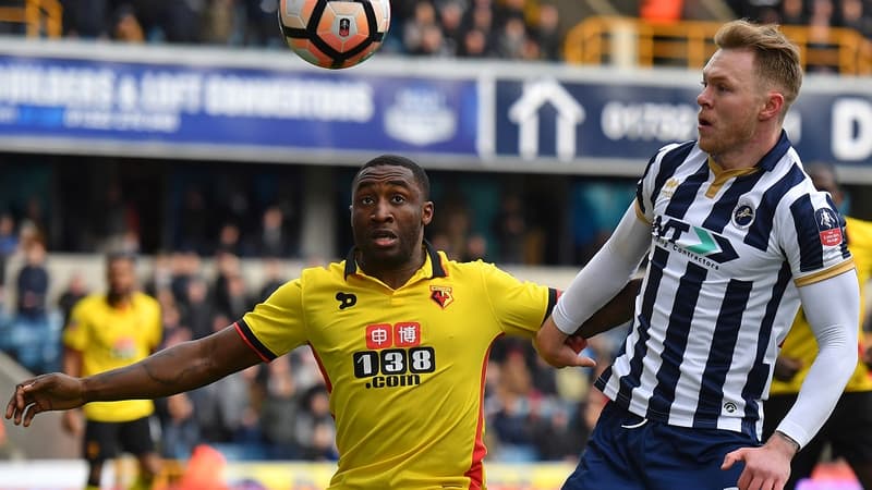 Brice Dja Djedje sous le maillot de Watford