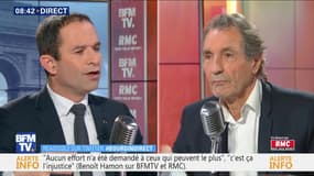Benoit Hamon face à Jean-Jacques Bourdin en direct