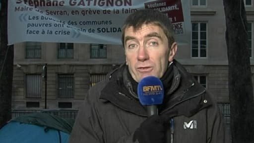 Stéphane Gatignon lundi matin devant l'Assemblée nationale