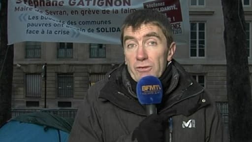 Stéphane Gatignon lundi matin devant l'Assemblée nationale