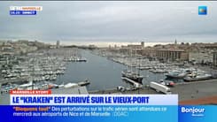Le Kraken a jeté son ancre dans le Vieux-Port de Marseille jusqu'au 29 septembre.
