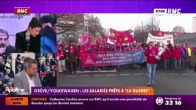 Grève-Volkswagen : Les salariés prêts à "la guerre" 