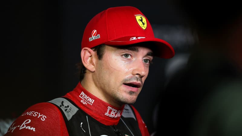 Le pilote Ferrari Charles Leclerc le 4 octobre 2025 à Singapour