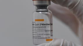 Flacon du vaccin CoronaVac développé par le laboratoire chinois Sinovac