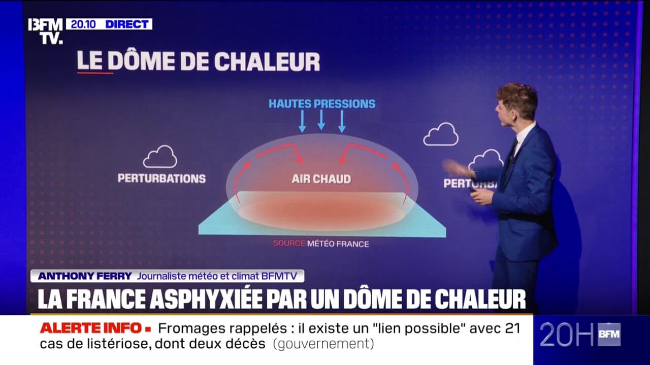 Canicule: qu'est-ce que le dôme de chaleur, responsable des fortes ...