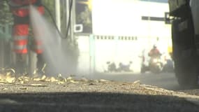 Une partie des eaux usées traitées permettent de nettoyer les rues de la ville de Cannes.