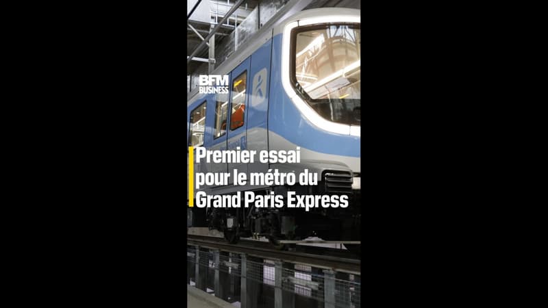 Premier essai pour le métro du Grand Paris Express