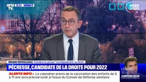 Pour Bruno Retailleau, Éric Ciotti doit avoir "une toute première place" dans l'équipe de Valérie Pécresse