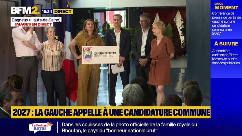Présidentielle 2027: la gauche appelle à une candidature commune