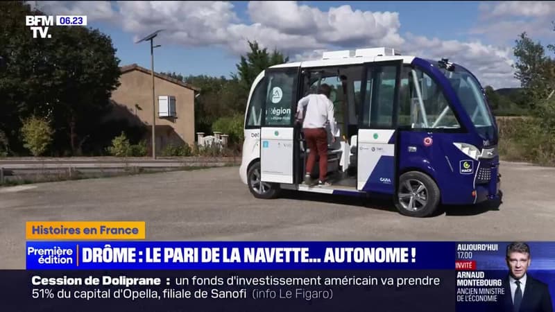 Après des tests concluants, la ville de Crest, dans la Drôme, prévoit la mise en circulation des navettes autonomes en 2025