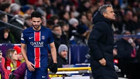 Gonçalo Ramos et Luis Enrique avant le match de Ligue des champions entre le PSG et Salzbourg - le 10/12/2024
