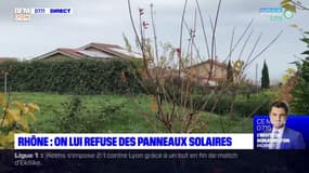 Rhône: on lui refuse l'installation de panneaux solaires sur son toit