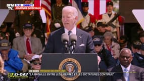 80 ans du Débarquement: "Si vous voulez savoir le prix de la liberté, venez en Normandie", affirme Joe Biden