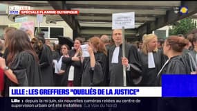 Lille: les greffiers "oubliés de la justice"