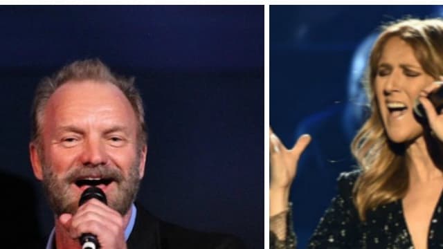 Sting, Céline Dion et Renaud