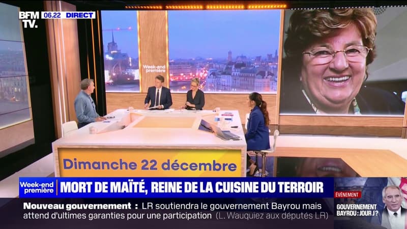 Regarder la vidéo À 86 ans, la célèbre cuisinière Maïté, originaire de Rion-des-Landes (Landes) est morte