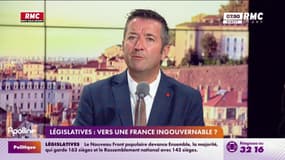 Législatives : "On a besoin de réformes structurelles, de désendetter le pays et de restaurer l'autorité de l'État", martèle Karl Olive
