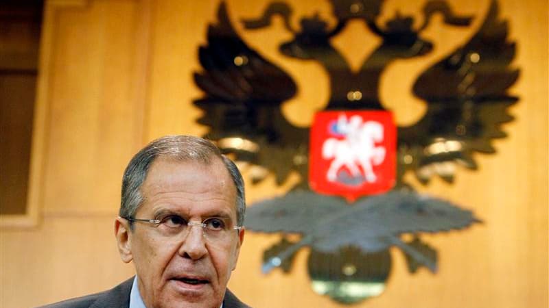 A quelques heures de l'entretien prévu avec l'émissaire spécial Kofi Annan, en visite à Moscou, le ministre des Affaires étrangères Sergueï Lavrov n'a annoncé aucun changement lundi dans la position de la Russie sur le conflit en Syrie. /Photo prise le 16