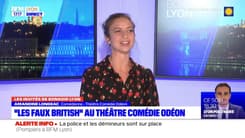 Lyon: Amandine Longeac et Jean-Rémi Chaize sont de retour au théâtre comédie Odéon depuis mardi pour la pièce "Les Faux British"