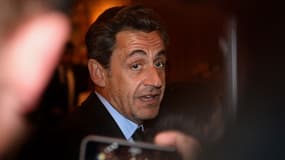 Nicolas Sarkozy lors du concert de son épouse, en avril, à New-York