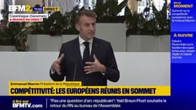 Emmanuel Macron défend la "préférence européenne" face aux États-Unis et à la Chine