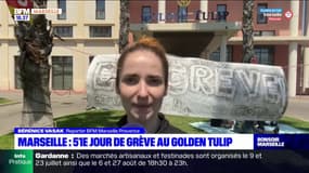 Marseille: 51e jour de grève pour les salariés du Golden Tulip