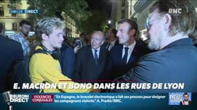 Président Magnien ! : Macron et Bono dans les rues de Lyon - 10/10