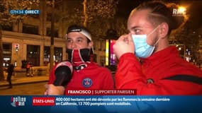 Après la défaite, les supporters parisiens ont traîné leur déception jusque tard dans la nuit