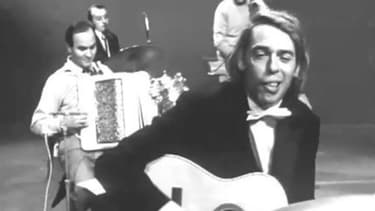 Marcel Azzola et Jacques Brel en train d'interpréter Vesoul.