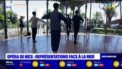 Nice: des danseurs de l'opéra en représentation gratuite face à la mer