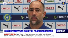 "Un football offensif, intense, organisé": le nouveau coach de l'OM Igor Tudor détaille le jeu qu'il souhaite mettre en place