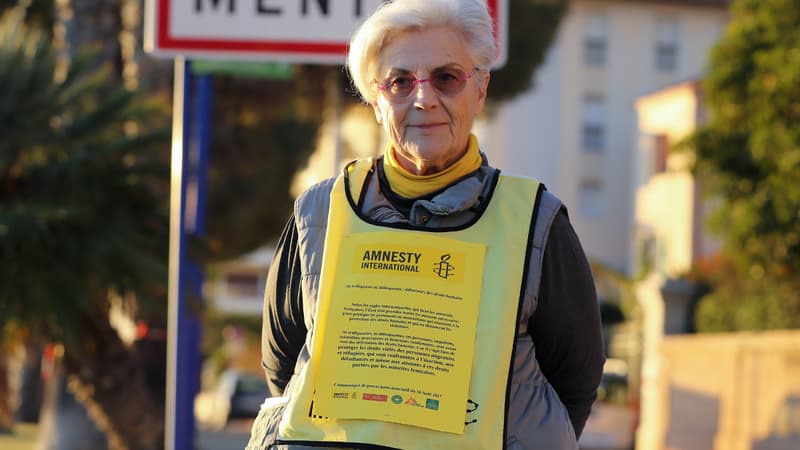 Martine Landry, responsable Amnesty International dans le sud de la France.
